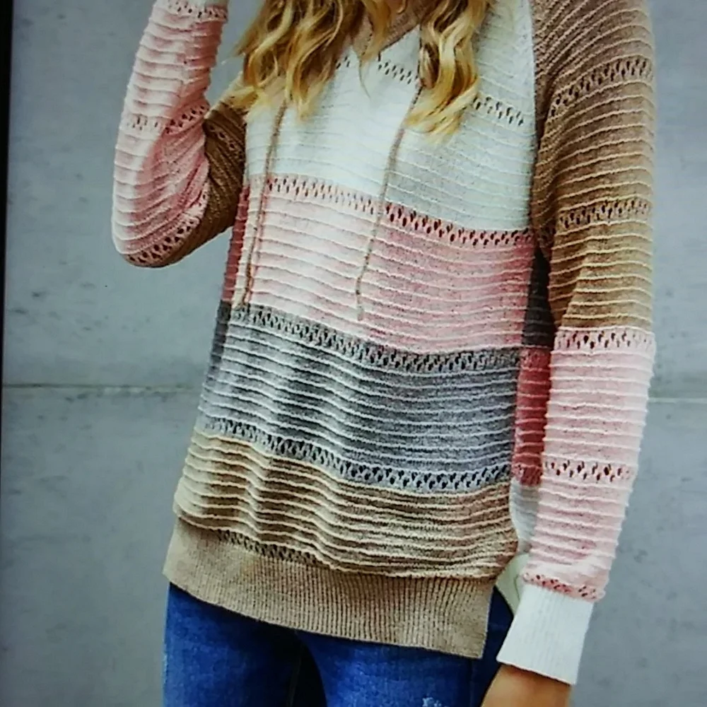 NWT. Block neutral tone sweater. Boutique item. - Picture 4 of 5